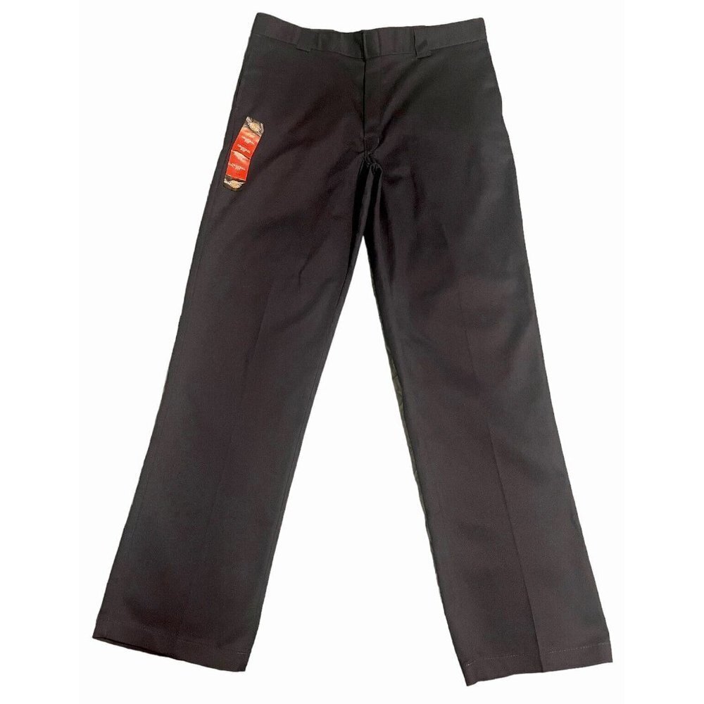DICKIES Men's Flex Original Fit Straight Leg Pants Trousers Navy Blue 32x30 NEW